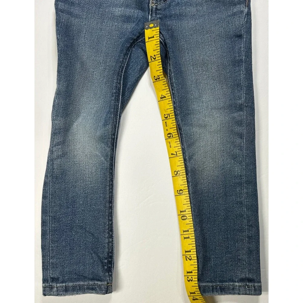 Ralph Lauren Bowery Skinny Jeans Kids 2/2T Denim Blue‎ Cotton Blend EUC Preppy